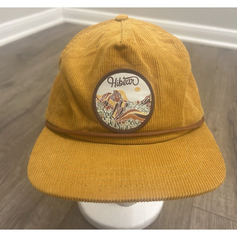 Deso X Hibear Corduroy Hat Cap Adjustable Outdoors Made In USA